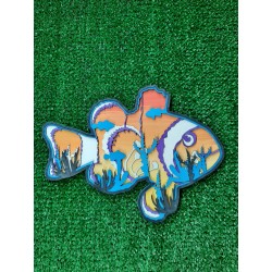 Многослойная раскраска " Рыба-клоун" серия Океан-2